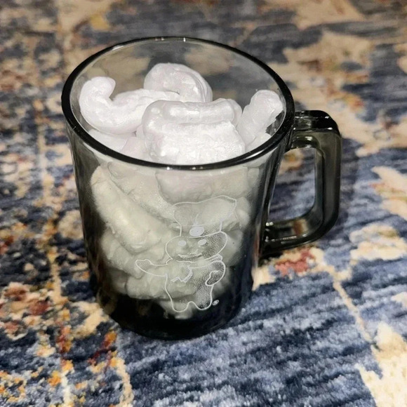 The Pillsbury Doughboy Co. Clear Glass Doughboy Coffee/Tea Mug Cup - Picture 6 of 7